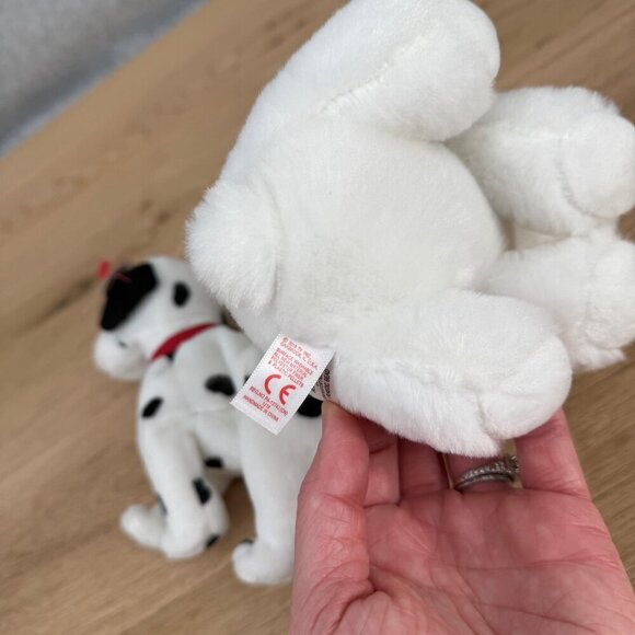 Ty Beanie Babies Marcel Dog Jingle Dizzy the Dalmatian LOT of 2 Dogs Animal Pet - Picture 6 of 9